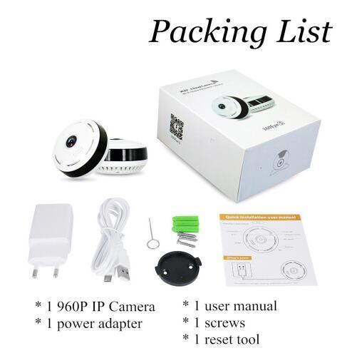 Panoramic WiFi Security Camera