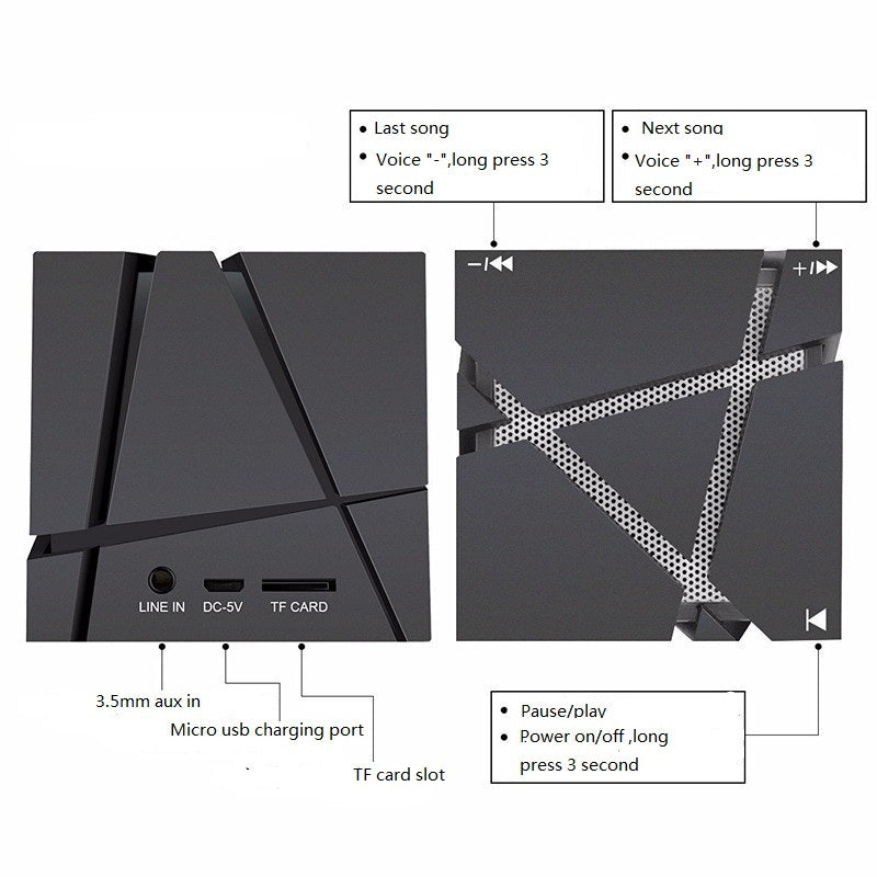 Cube Bluetooth Phone Speaker .